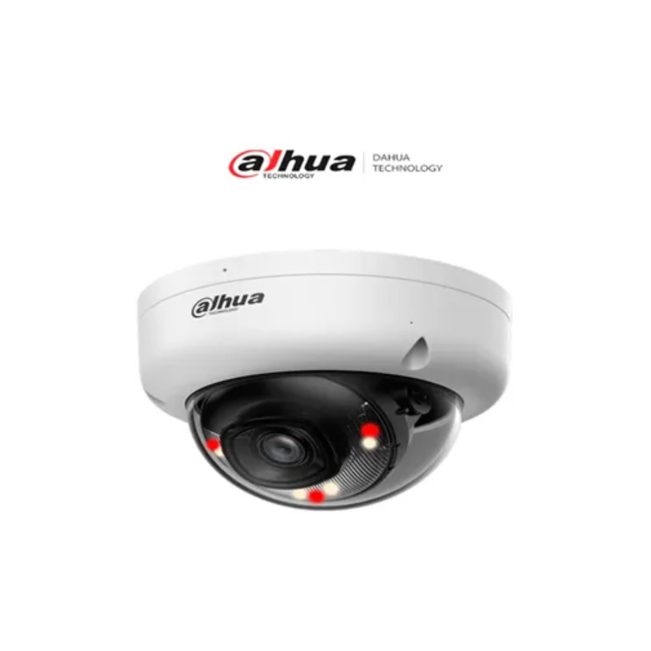 DAHUA DH-IPC-HDBW1239E1-A-IL CAMARA IP DOMO 2MP SMART DUAL LIGHT IK08 IP67 POE