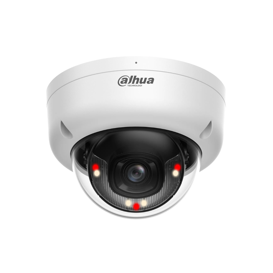 DAHUA DH-IPC-HDBW1439E1-A-IL CAMARA IP DOMO 4MP SMART DUAL LIGHT MIC IK08 IP67 POE