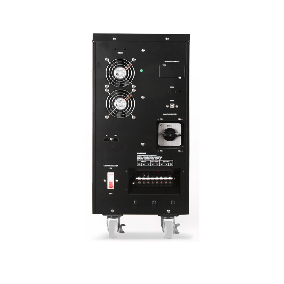 UPS ELISE FASE ONLINE SERIE ZEN 6000VA / 5400W / BORNERA ENTRADA - SALIDA 30AMP / USB