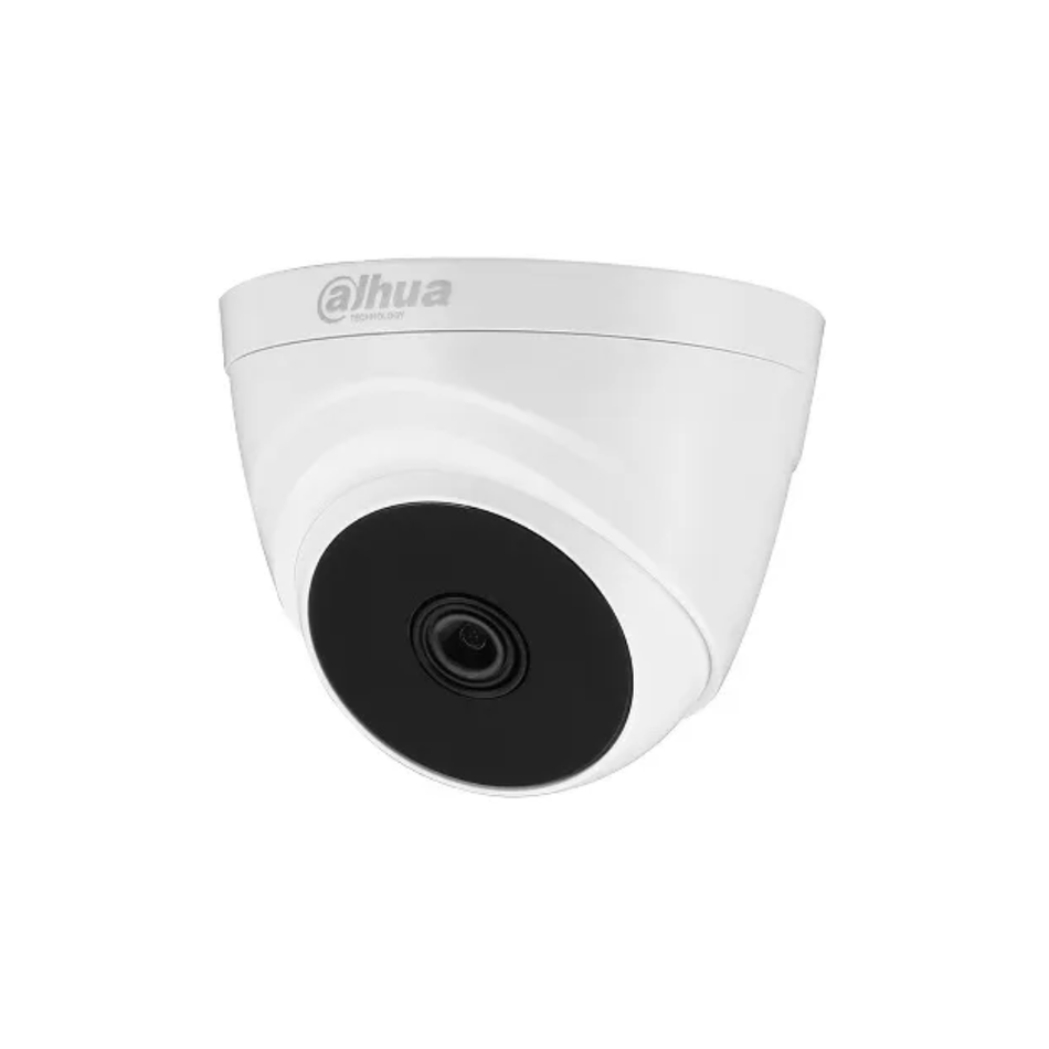 DAHUA DH-HAC-T1A21N – Cámara Domo Eyeball 2MP, Compacta, Lente 3.6 mm, Material Plástico