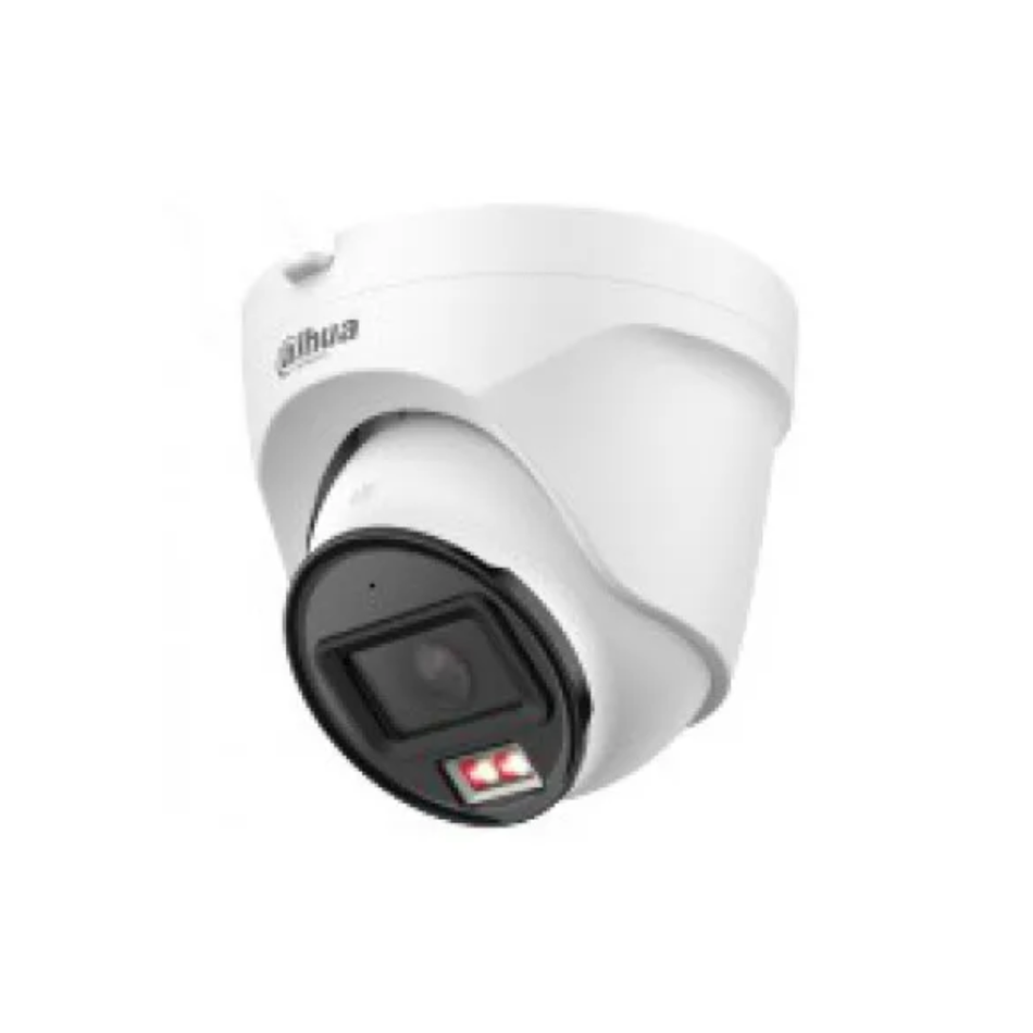 DAHUA DH-IPC-HDW1239T1-A-IL CAMARA IP 2MP EYEBALL SMART DUAL LIGHT 30 METROS LENTE 28 MM WDR POE IP67