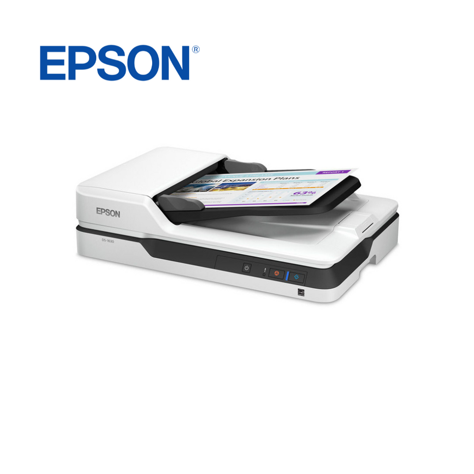 ESCÁNER DE DOCUMENTO EPSON DS-1630, 600DPI, 25 PPM, 10 IPM, ADF.