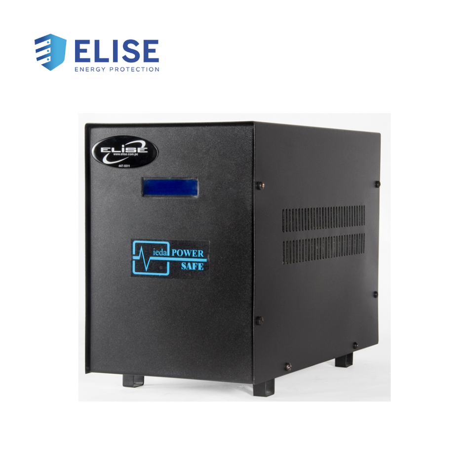 ESTABILIZADOR ELISE - IEDA POWER SAFE LCR60-4.5%, SOLIDO, MONOFÁSICO, 6.0KVA.