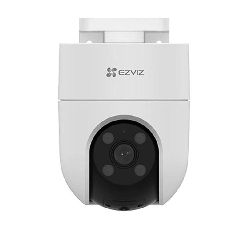 Camara de vigilancia wifi inalambrico EZVIZ H8C IP PT IA 360 2K 4MP uso hogar exterior parlante y microfono incorporado seguimiento automatico alerta luz y sirena vision nocturna 30m - CS-H8C-R100-1J4WKFL