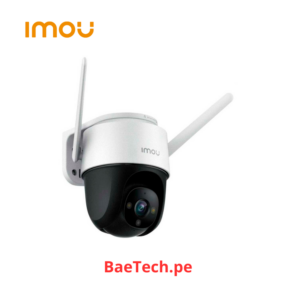 Camara de vigilancia wifi inalambrica CRUISER IMOU IPC-S22FN Full hd 2MP full color IR 30mts gira 360° para exterior disuacion activa microfono y parlante incorporados