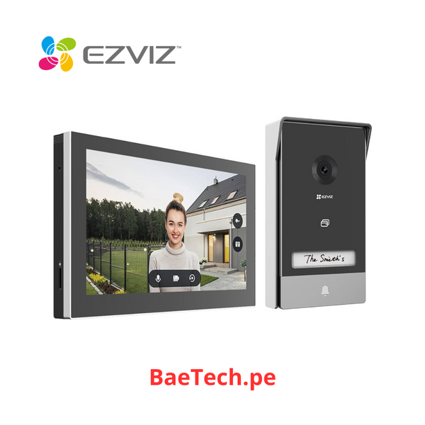 EZVIZ HP7, Timbre Video Portero WIFI con Monitor Touch 7" doble banda cámara 3MP 2K