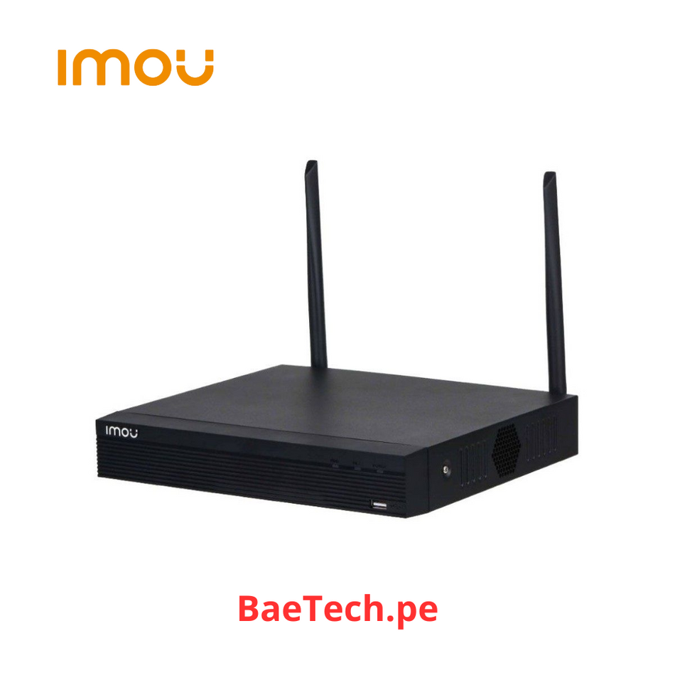 Nvr grabador wifi de 4 canales 2MP IMOU NVR1104HS-W-S2 1 bahia para disco duro (hasta 8tb)