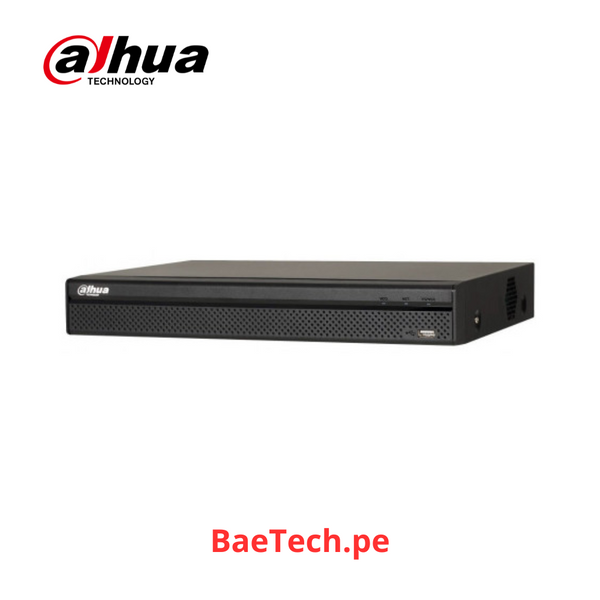 DAHUA DHI-NVR4216-16P-4KS3, Grabador NVR 4K, 16CH(12MP) POE, 160Mbps, 2HDD hasta 20TB, SMD PLUS -