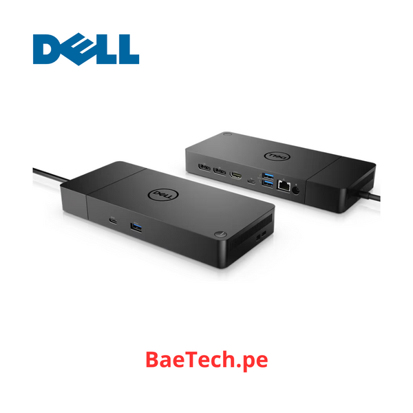 Estación de acoplamiento Dell WD19s USB Type-C 180W AC Adaptador - 210-AZBM