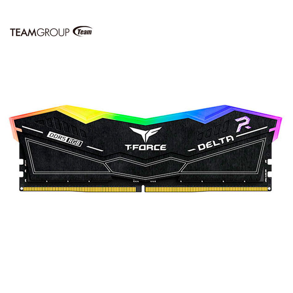 Memoria Ram TEAMGROUP T-Force DELTA RGB DDR5 16GB DDR5-5200 MHz, CL40, 1.25V