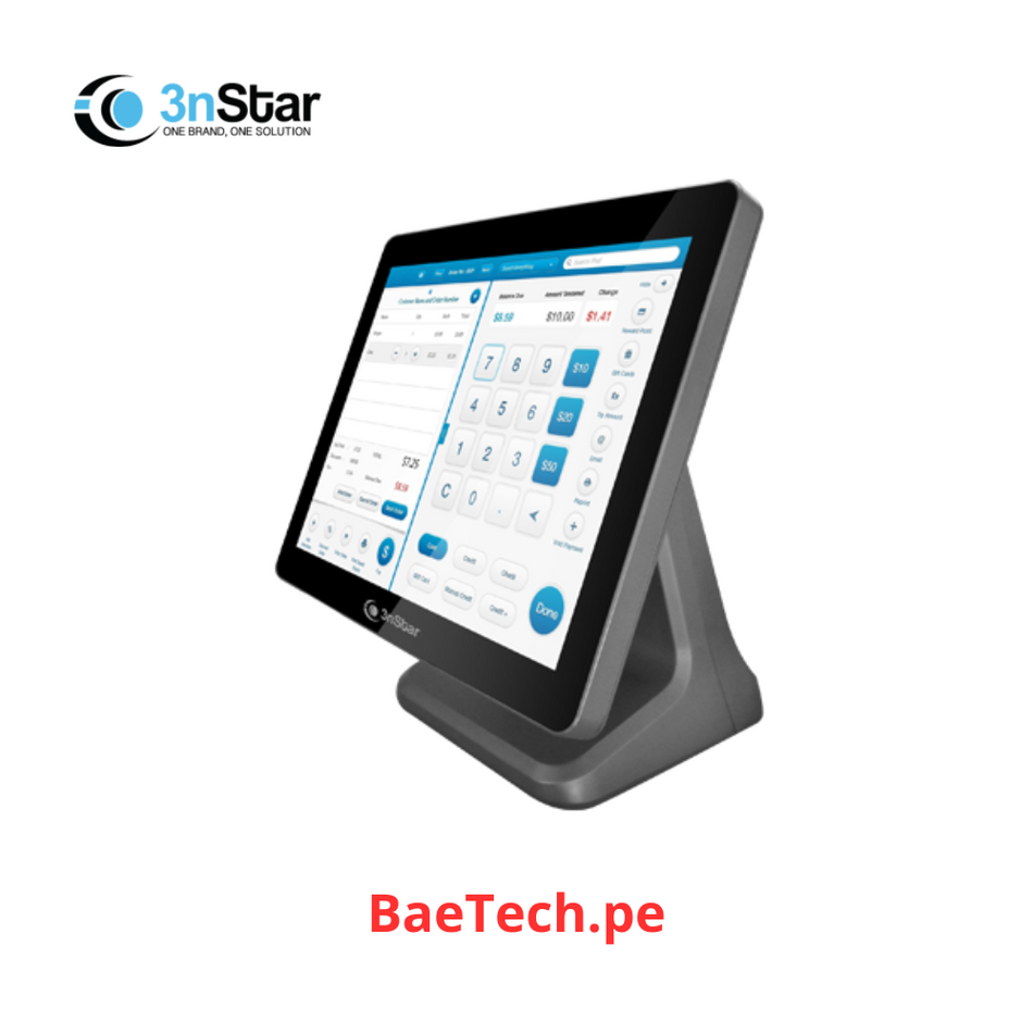 ALL-IN-ONE 3NSTAR POS PTE0110 J4125 4GB/ SSD240GB/ W10 PTE0110W-4-240W10