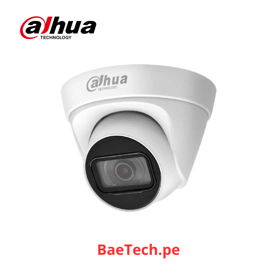 Dahua DH-IPC-HDW1431T1N-S4 - Cámara tipo domo IP de 4MP IP67. 12v POE. Visión nocturna 30m. Carcasa metal y plástico
