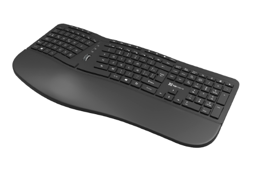 Teclado Klip Xtreme Transcend Wireless Ergonómico Inalámbrico KBK-530S