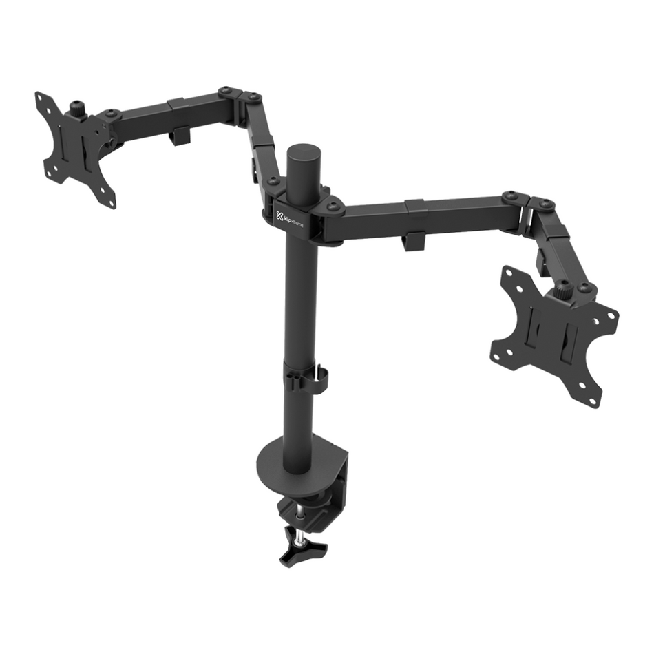 Soporte Para 2 Monitores 13-32\" Rack Brazo Klip Xtreme KPM-310