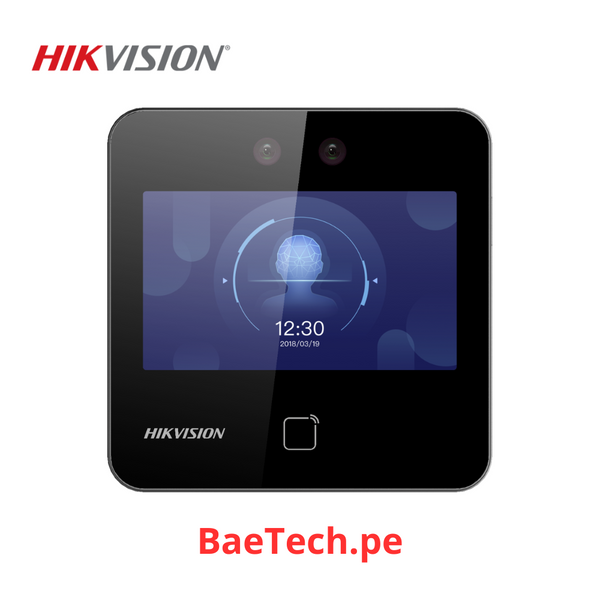 Control de Acceso Facial wifi HIKVISION DS-K1T343EWX terminal con verificacion de rostro y lector de tarjeta con pantalla lcd 4.3"