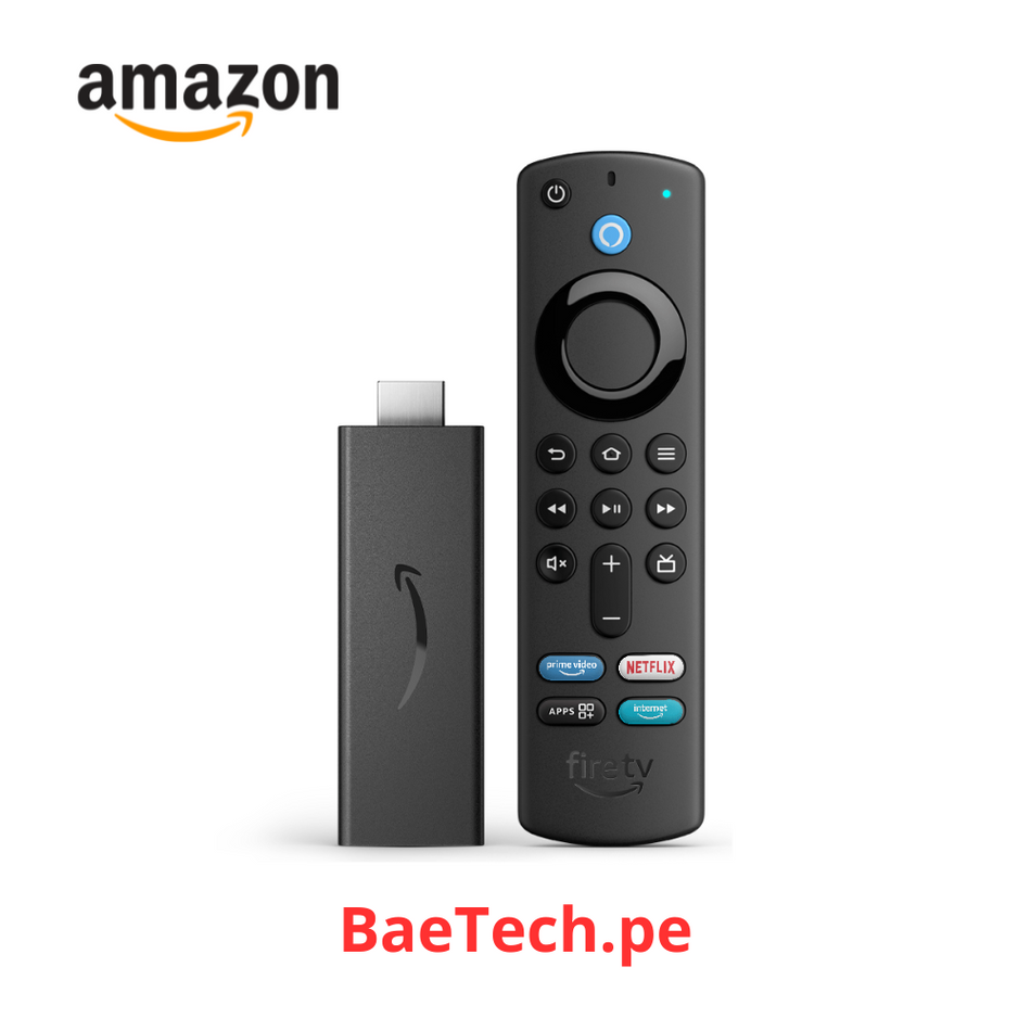 Convertidor a smart TV Amazon Fire TV Stick Full HD, control de voz Alexa - B09ZWVX5M7