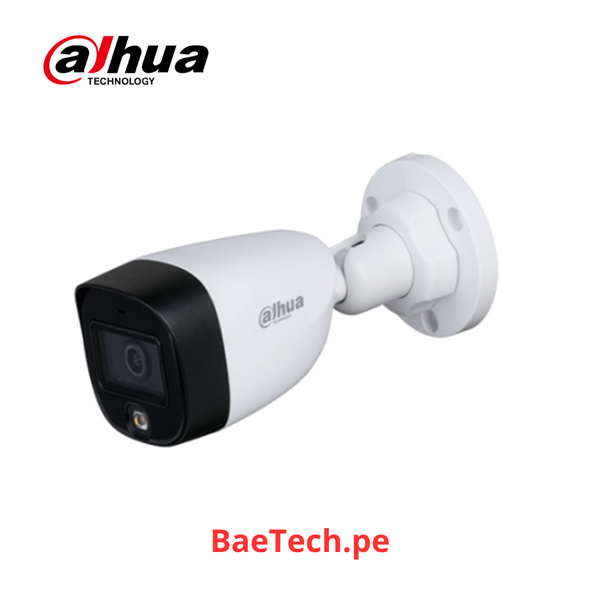 DAHUA DH-HAC-HFW1209C-A-LED Camara de vigilancia HDCVI Tubo Full hd. Camara Bullet. 2MP 1080P. Lente 2.8mm. IP67. Vision nocturna Led 20m. Microfono incorporado.