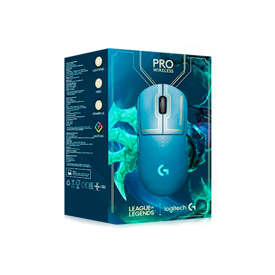 RATÓN LOGITECH G PRO LIGHTSPEED LOL 2 INALÁMBRICO HERO 25K (910-006450)