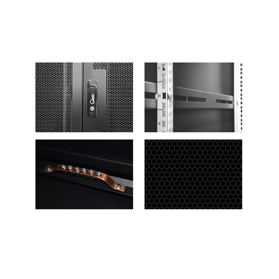 QUEST GF-2604 Gabinete de Piso 45-RU 2,100 x 800 x 1,200mm