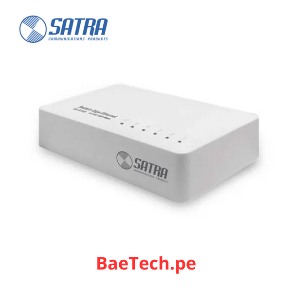 Switch SATRA 5 puertos 10/100/1000 Mbps GIGABIT - 1402050000