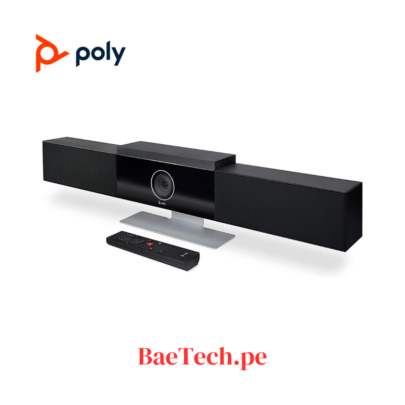 Poly Studio - Barra de sonido para vídeo - Certificado por Zoom, Certificado para Equipos de Microsoft - 842D4AA