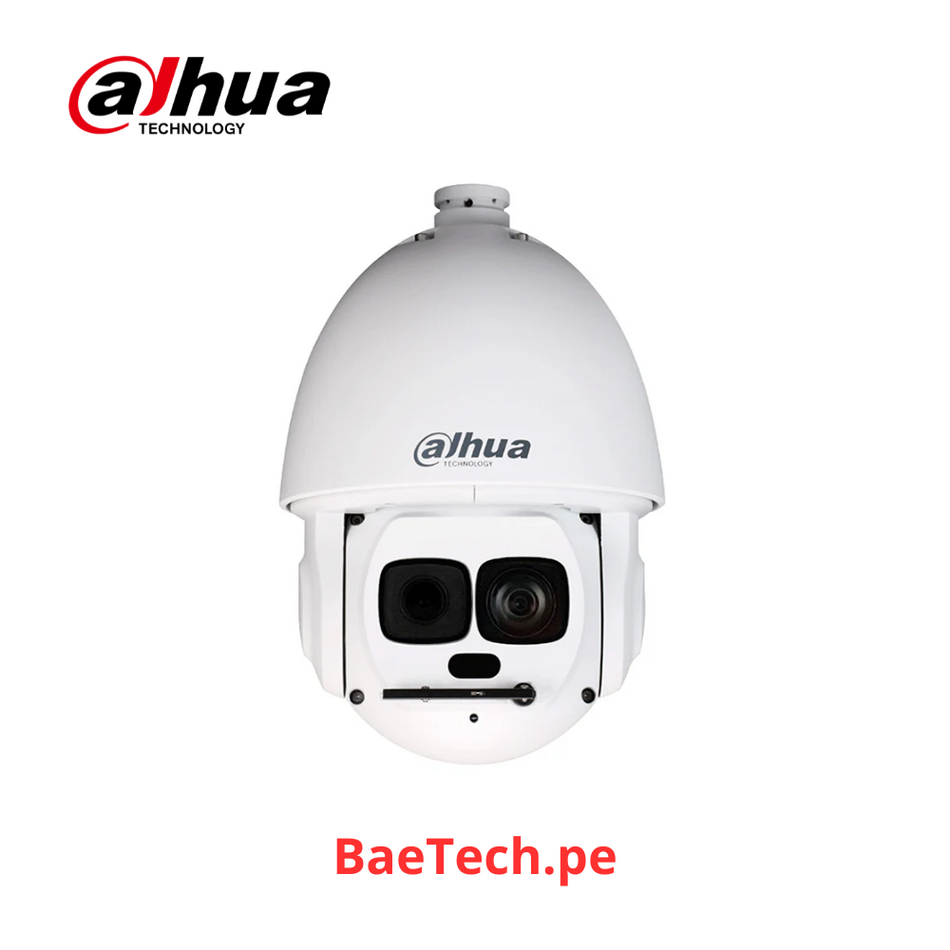 DAHUA Cámara de Seguridad IP POE 4MP 2K PTZ 360º 45X IR 300m WDR IP67 WIZMIND WIPER -  DH-SD6AL445XA-HNR