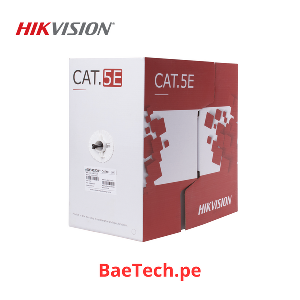 HIKVISION DS-1LN5EO-UU/E ROLLO DE CABLE UTP 4 PARES CATEGORIA 5E EXTERIOR