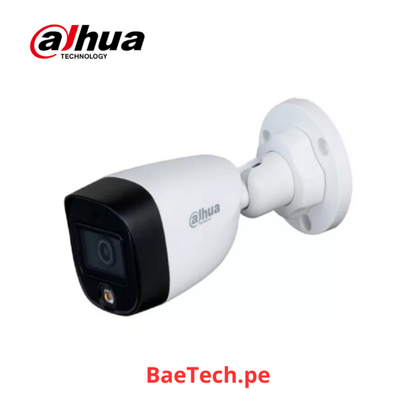 Camara de vigilancia 2MP DAHUA HAC-HFW1209CM-LED-0280B tubo HDCVI FULL HD FULL COLOR LED 20mts
