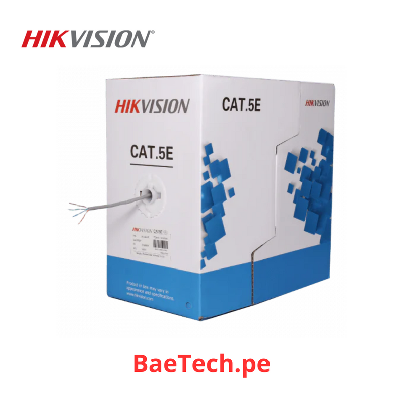 HIKVISION DS-1LN5E-E/E ROLLO DE CABLE UTP 4 PARES CATEGORIA 5E