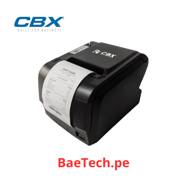 CBX POS-90BT - IMPRESORA TICKETERA TERMICA 250MM/SEG, CORT,USB,BlueTooth CBX