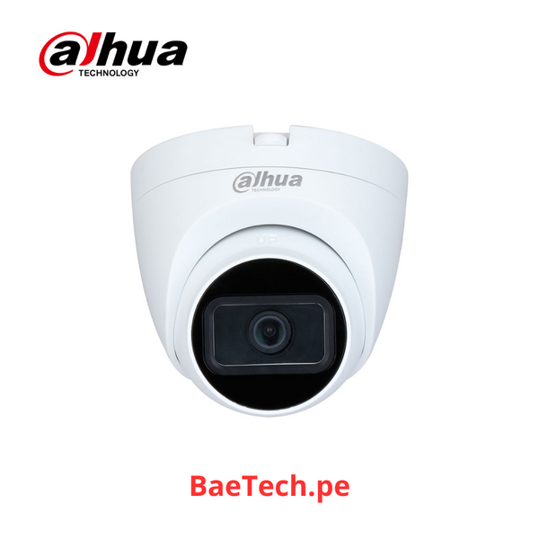 DAHUA DH-HAC-HDW1500TRQN-A Cámara de vigilancia HDCVI Domo 5MP Lente 2.8mm. Visión nocturna IR 25m con micrófono. Carcasa plastica