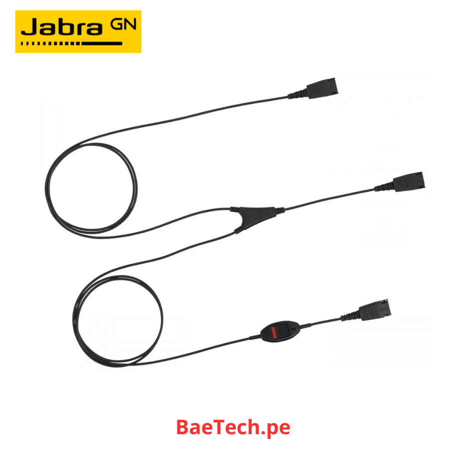 Separador de auriculares Jabra Supervisor Y-Cord - Desconexión rápida a Desconexión rápida -   8800-02-01