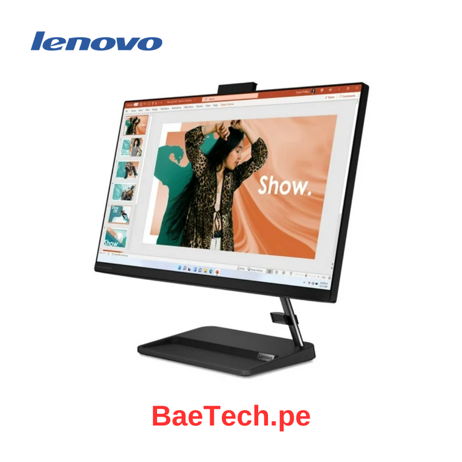 Computadora All-in-One Lenovo IdeaCentre3 24IAP7 23.8" FHD IPS Core i5-12450H 2.0/4.4GHz 8GB DDR4-3200 - F0GH00VFLD
