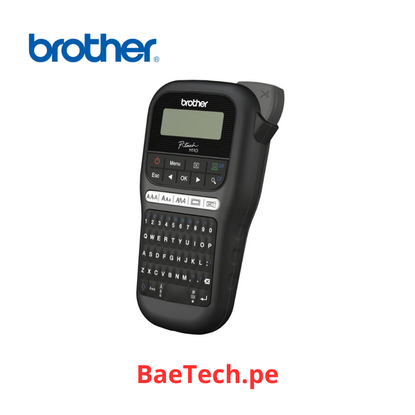 Impresora rotuladora P-Touch BROTHER H110BK. Para etiquetas de cableado