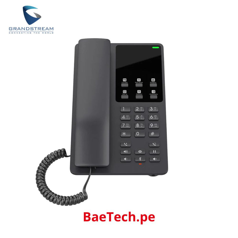 GRANSTREAM GHP-621 Teléfono IP hotelero 2 líneas SIP con 2 cuentas, con gestión en la nube