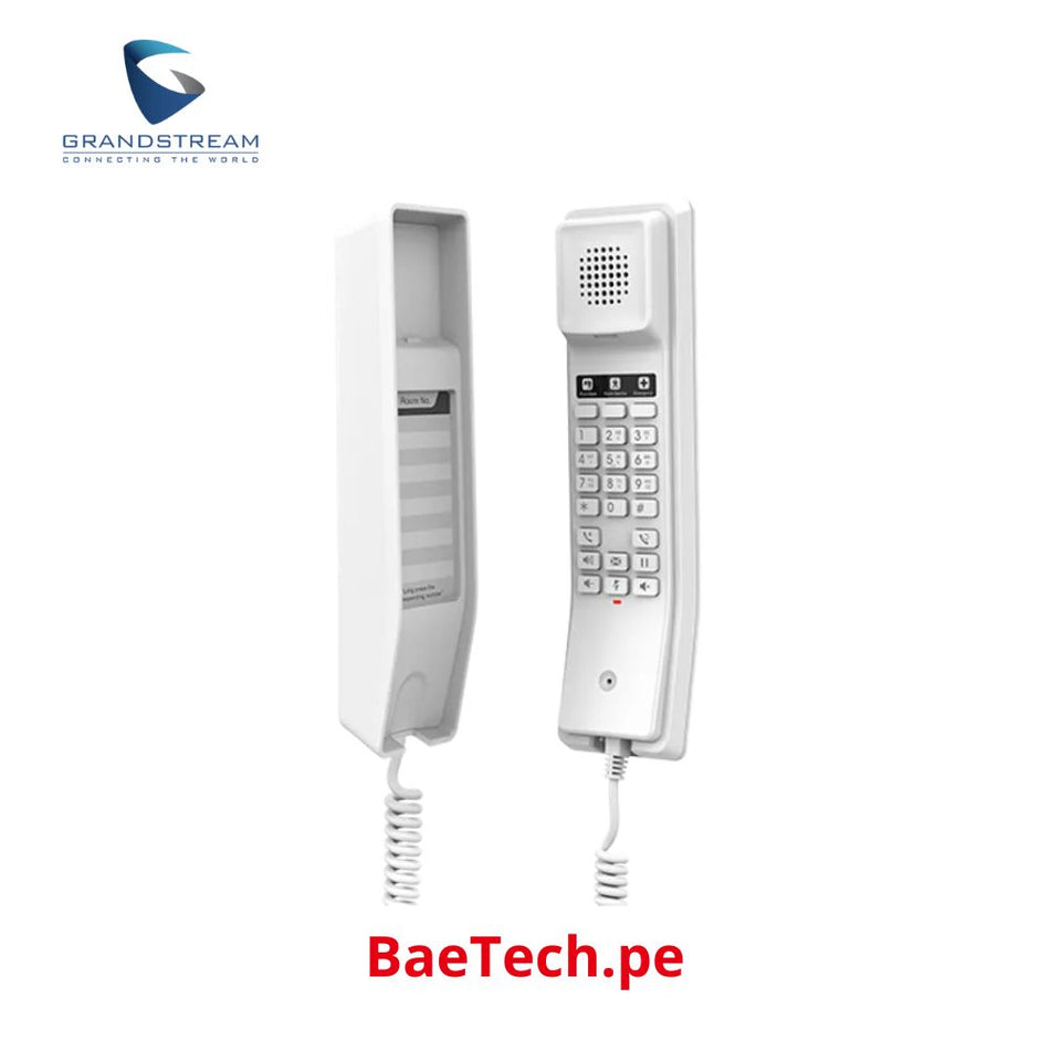 GANDSTREAM GHP610W Teléfono IP/SIP Hotelero, wifi dual band, 2 cuentas SIP, GDMS, Audio HD, Conferencia de 3 vías