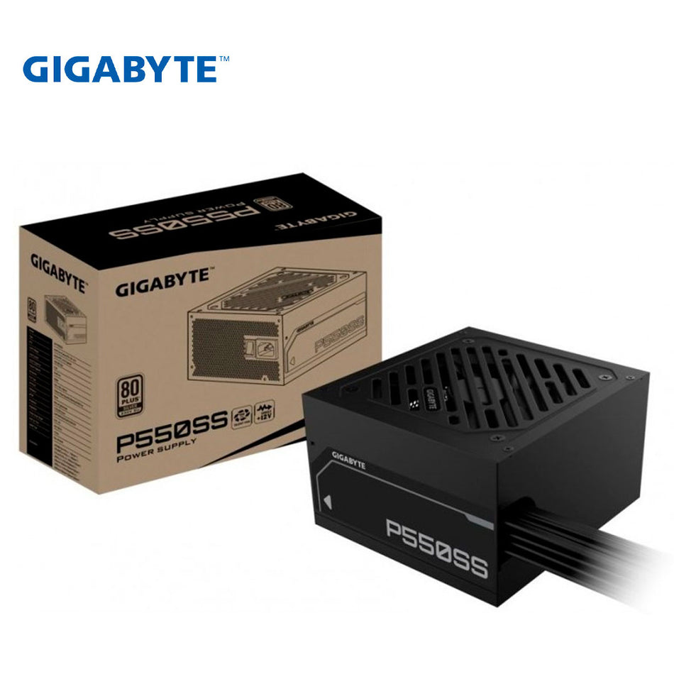 Fuente de alimentación Gigabyte P550SS, 550W, 80 PLUS Silver, Formato ATX.