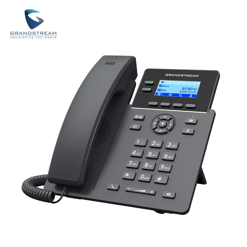 GANDSTREAM GRP2602G Teléfono IP 4 cuentas SIP, 2 líneas, 2 puertos ethernet conmutados de 10/100/1000 mbps