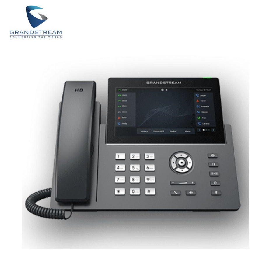 GRANDSTREAM GRP2616 Telefono IP wifi grado operador 6 cuentas SIP, 6 teclas de linea, pantalla a color 4.3". Puertos gigabit, bluetooth, poe