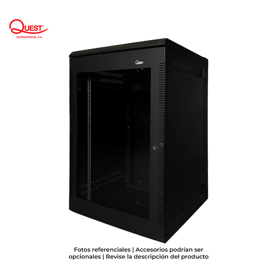 QUEST GW-2070 Gabinete de Pared 18-RU 882 x 525 x 590mm