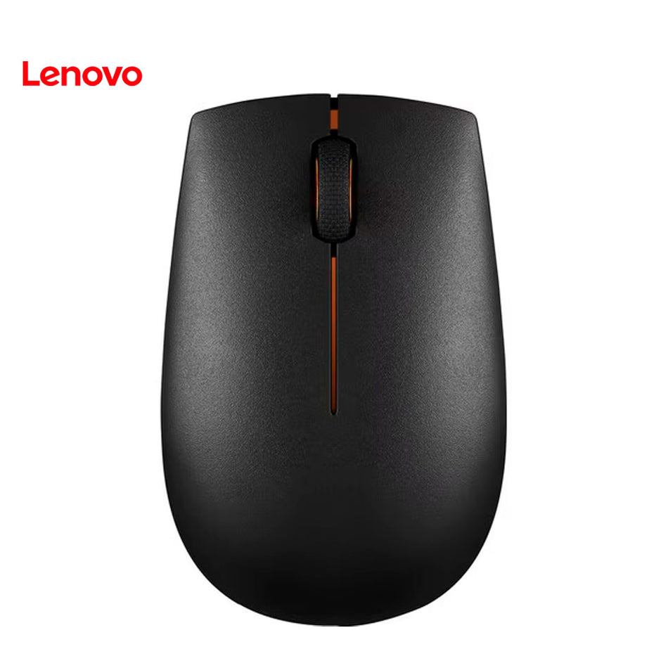 Mouse óptico inalámbrico Lenovo 300, 1000 dpi, Receptor USB, negro