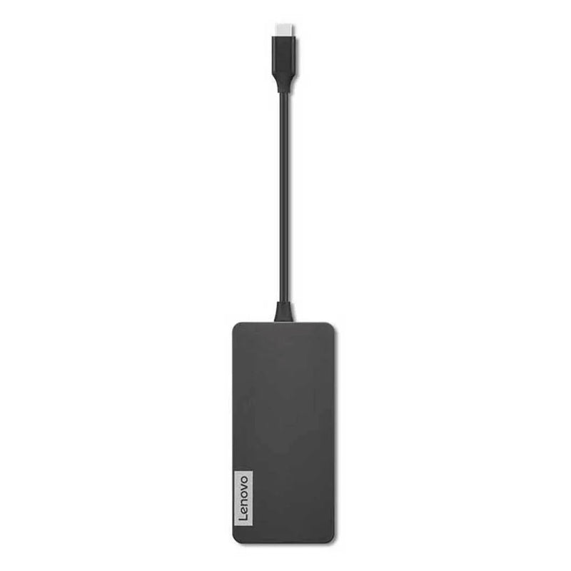 Concentrador de puertos (Hub) Lenovo USB-C, 7-in-1, Color Iron Grey (Gris Hierro)