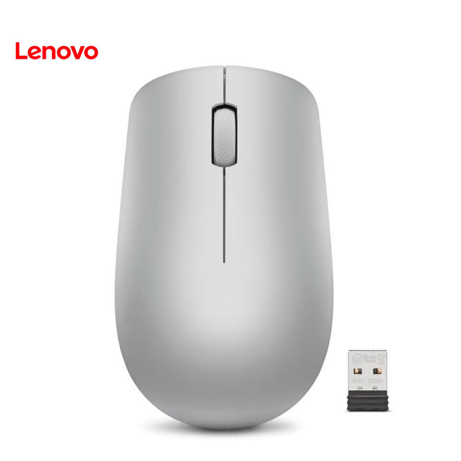 Mouse Inalambrico Lenovo 530, 1200DPI, 2.4GHz, 3 botones, Gris Platino