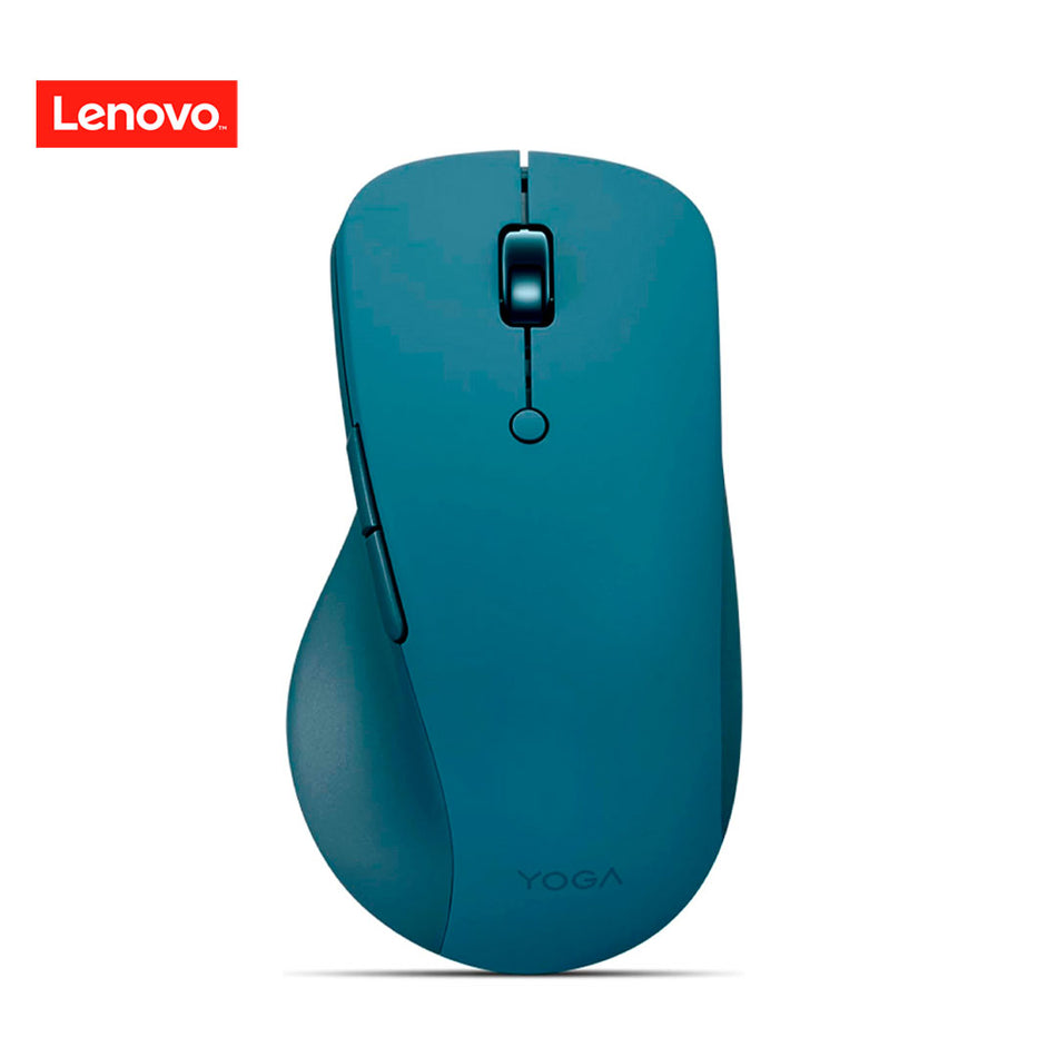 Mouse LENOVO Yoga Pro, Interfaz sensor óptico azul inalámbrico, 6 botones, verde azulado