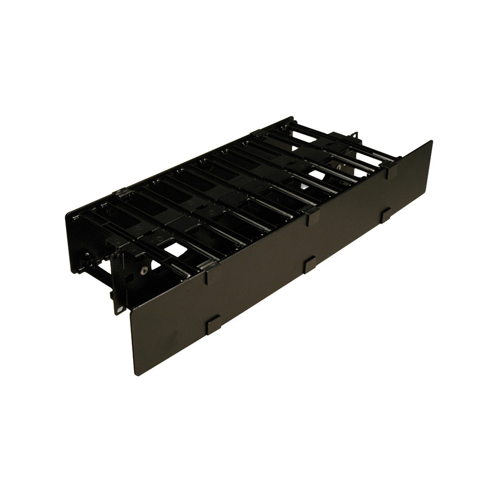 SIEMON HCM-4-2U-D Organizador de Cable, Horizontal Frontal, Posterior 2 RU Ductos de 4"