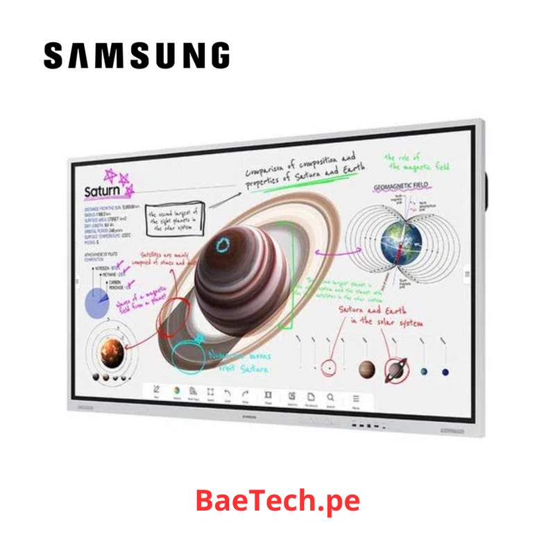 Samsung Interactive Pro WM85B 215.9cm (85") 4K UHD LCD Pantalla de colaboración - 3.50GB SDRAM - Infrarrojo (IrDA) - Pantalla Táctil