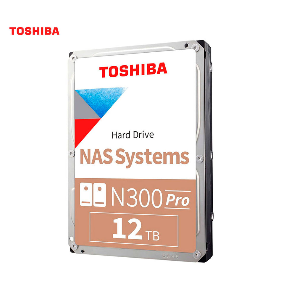 Disco duro Toshiba N300 PRO NAS, 12TB, SATA 6.0Gb/s, 7200rpm, 512MB Cache, 3.5"
