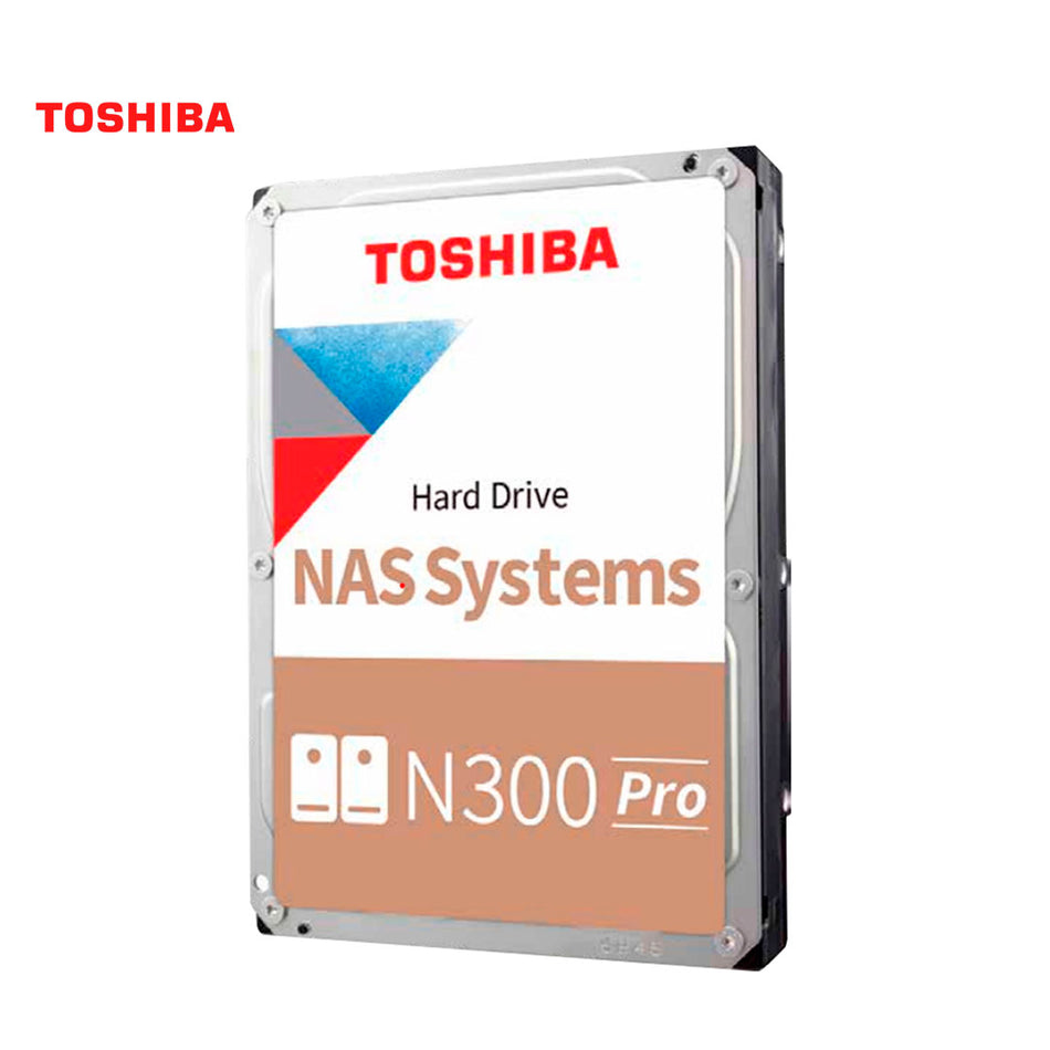 Disco duro Toshiba N300 PRO, 16TB NAS, SATA 6.0Gb/s, 7200rpm, 512MB Cache, 3.5"