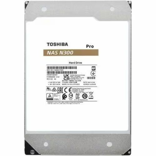 Disco duro Toshiba N300 PRO NAS, 20TB, SATA 6.0Gb/s, 7200rpm, 512MB Cache, 3.5"