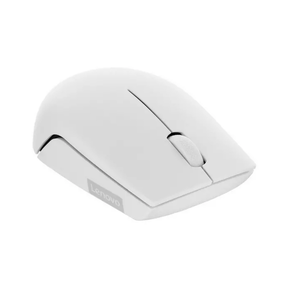 Mouse compacto inalámbrico Lenovo 300, gris nube, USB - GY51L15686